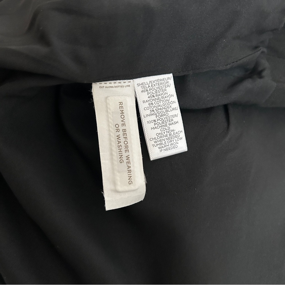 NEW LOFT black pencil skirt size 00 business casual - Picture 4 of 4